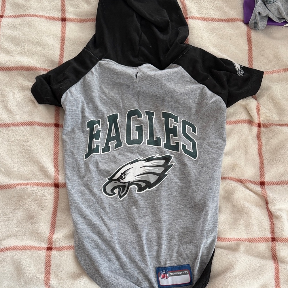 NFL Eagles Dog Hoodie